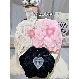 Светер Дитячий на дівчинку 6668 pink р.5-9 "Фунтик" недорого оптом від прямого постачальника