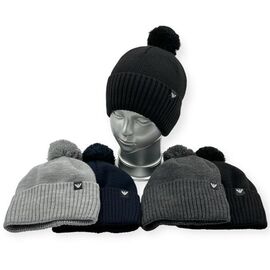 Фотография Шапка подростковая тёплая CN1471 mix р.52-60 "SELFI" недорого оптом от прямого поставщика