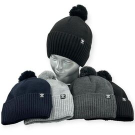 Фотография Шапка подростковая тёплая CN1473 mix р.52-60 "SELFI" недорого оптом от прямого поставщика