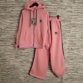 Фотография Костюм спортивный женский 7003-1 pink р.XL-3XL "Newe" недорого оптом от прямого поставщика