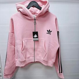 Фотография Кофта спортивная женская тёплая 1402 pink р.44-46 "Newe" недорого оптом от прямого поставщика