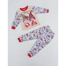 Піжама дитяча тепла на дівчинку B610 beige р.28-36 "Baykush" недорого оптом від прямого постачальника