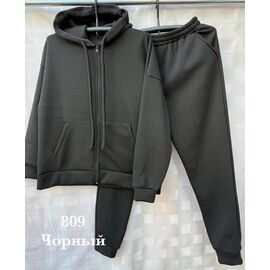 Костюм спортивний жіночий S1403 black р.52-58 "Shon" недорого оптом від прямого постачальника