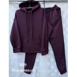 Костюм спортивний жіночий S1371 wine р.52-58 "Shon" недорого оптом від прямого постачальника