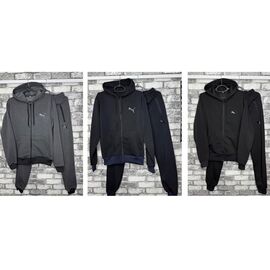 Фотография Костюм спортивный мужской S1385 black р.46-54 "Shon" недорого оптом от прямого поставщика