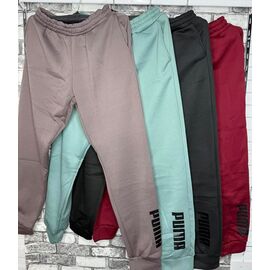 Фотография Штаны спортивные женские тёплые S1391 green р.54-62 "Shon" недорого оптом от прямого поставщика