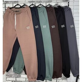 Фотография Штаны спортивные женские тёплые S1396 green р.54-62 "Shon" недорого оптом от прямого поставщика