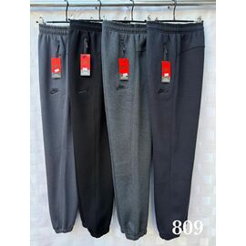 Фотография Штаны спортивные мужские утеплённые S1429 black р.48-58 "Shon" недорого оптом от прямого поставщика