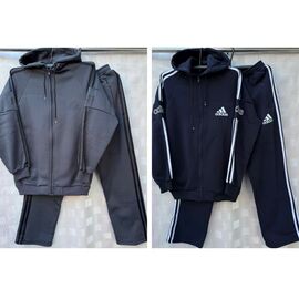 Костюм спортивний чоловічий S1435 grey р.56-62 "Shon" недорого оптом від прямого постачальника