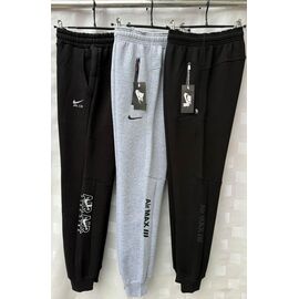 Фотография Штаны спортивные мужские утеплённые S1620 black р.S-3XL "Shon" недорого оптом от прямого поставщика