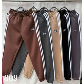 Фотография Штаны спортивные мужские утеплённые S1621 brown р.46-54 "Shon" недорого оптом от прямого поставщика