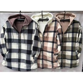 Кофта жіноча тепла S1631 black р.52-58 "Shon" недорого оптом від прямого постачальника