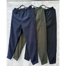 Штани спортивні чоловічі утеплені S1681 black р.46-54 "Shon" недорого оптом від прямого постачальника