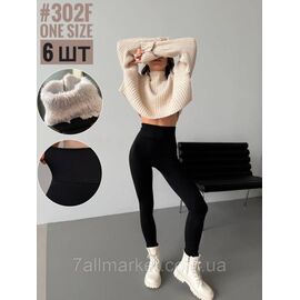 Фотография Теплые женские зимние безшовные лосины с утяжкой универсальный размер 44-52 "PARTNERS"