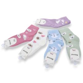 Фотография Носки детские тёплые на девочку TC103-1 mix р.5-7 "Jelzin" недорого оптом от прямого поставщика