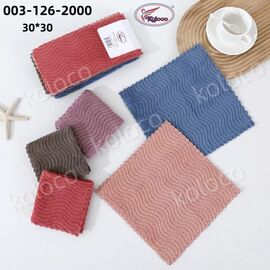 Фотография Полотенце 003-126-2000 р.30*30 "Koloco" недорого оптом от прямого поставщика