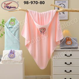 Фотография Полотенце детское на девочку 98-970-80 р.110*110 "Koloco" недорого оптом от прямого поставщика