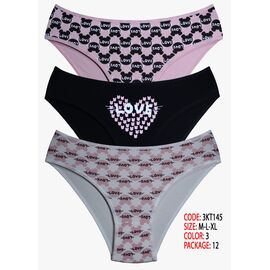 Труси жіночі 3KT145 mix р.M "DONELLA" недорого оптом від прямого постачальника