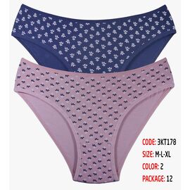 Труси жіночі 3KT178 mix р.M "DONELLA" недорого оптом від прямого постачальника