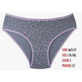 Труси жіночі 4KT177 grey р.XL "DONELLA" недорого оптом від прямого постачальника
