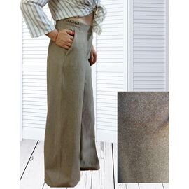 Фотография Штаны женские 169 brown р.S-3XL "H&S" недорого оптом от прямого поставщика