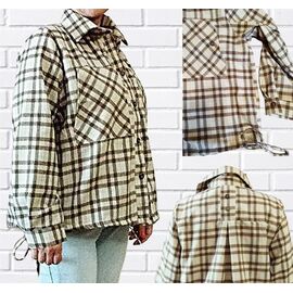 Сорочка жіноча 536 khaki р.M-L "H&S" недорого оптом від прямого постачальника