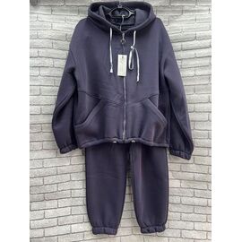 Костюм спортивний жіночий 091 navy р.48-56 "VALENTINA" недорого оптом від прямого постачальника