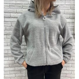 Фотография Кофта женская тёплая 3 grey р.42-48 "VALENTINA" недорого оптом от прямого поставщика