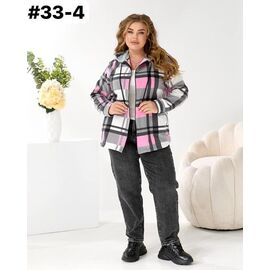 Сорочка тепла жіноча 33-4 grey р.48-54 "ZLATA" недорого оптом від прямого постачальника