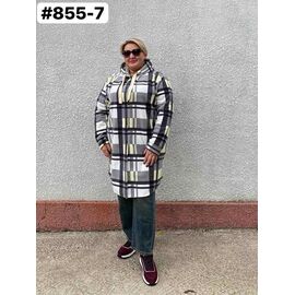 Фотография Кардиган женский 855-7 grey р.50-60 "ZLATA" недорого оптом от прямого поставщика