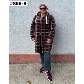 Фотография Кардиган женский 855-8 brown р.50-60 "ZLATA" недорого оптом от прямого поставщика