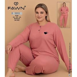 Піжама жіноча 1111 powder р.52-56 "HOME STYLE" недорого оптом від прямого постачальника