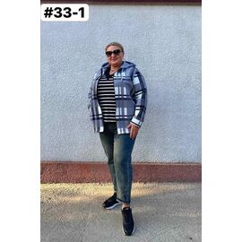 Сорочка тепла жіноча 33-1 l.blue р.48-54 "HOME STYLE" недорого оптом від прямого постачальника