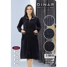 Фотография Халат женский 4604 navy р.52-58 "HOME STYLE" недорого оптом от прямого поставщика