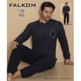 Фотография Пижама мужская 7008 d.grey р.46-50 "HOME STYLE" недорого оптом от прямого поставщика