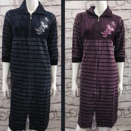 Фотография Халат женский RL797 grey р.52-58 "HOME STYLE" недорого оптом от прямого поставщика