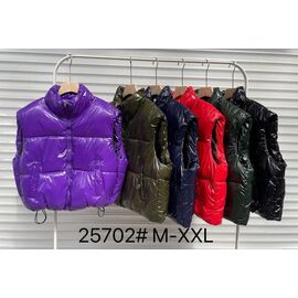 Жилетка жіноча 25702 khaki р.M-2XL "FLORA" недорого оптом від прямого постачальника