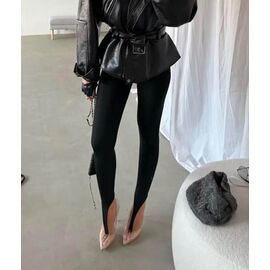 Фотография Лосины женские тёплые 235 black р.S-L "X-Ray" недорого оптом от прямого поставщика