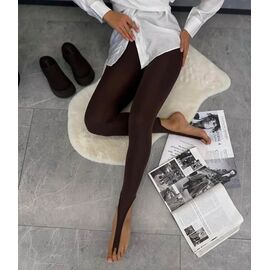 Фотография Лосины женские тёплые 235 brown р.S-L "X-Ray" недорого оптом от прямого поставщика