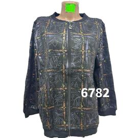 Фотография Кофта женская 6782 grey р.52-62 "VERJINIA" недорого оптом от прямого поставщика