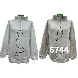 Светр жіночий 6744 beige р.50-58 "VERJINIA" недорого оптом від прямого постачальника