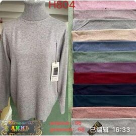 Фотография Свитер женский H804 wine р.one size "VERJINIA" недорого оптом от прямого поставщика