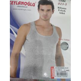 Майка чоловіча D023-3 grey р.XL "DONELLA" недорого оптом від прямого постачальника