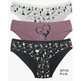 Фотография Трусы женские D3KT191 mix р.XL "DONELLA" недорого оптом от прямого поставщика