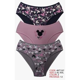 Труси жіночі D4KT197 mix р.L "DONELLA" недорого оптом від прямого постачальника