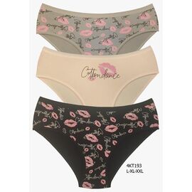 Фотография Трусы женские D6KT193 mix р.2XL "DONELLA" недорого оптом от прямого поставщика