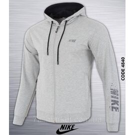 Фотография Кофта спортивная мужская на флисе с капюшоном NIKE р  2XL-6XL  "REMAIN" недорого от прямого поставщика