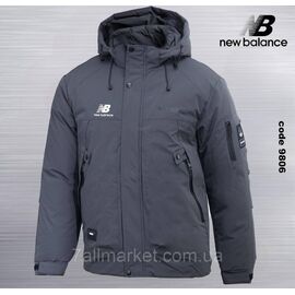Фотография Куртка мужская зимняя с капюшоном NEW BALANCE размеры 46-54 (2цв)  "REMAIN" купить недорого от прямого поставщика