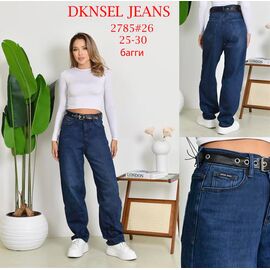 Фотография Джинсы утеплённые женские 2785 blue р.25-30 "DKNSEL" недорого оптом от прямого поставщика