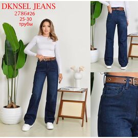 Фотография Джинсы утеплённые женские 2786 blue р.25-30 "DKNSEL" недорого оптом от прямого поставщика